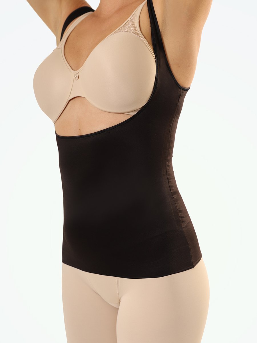 Firm Control Open-Bust Torsette