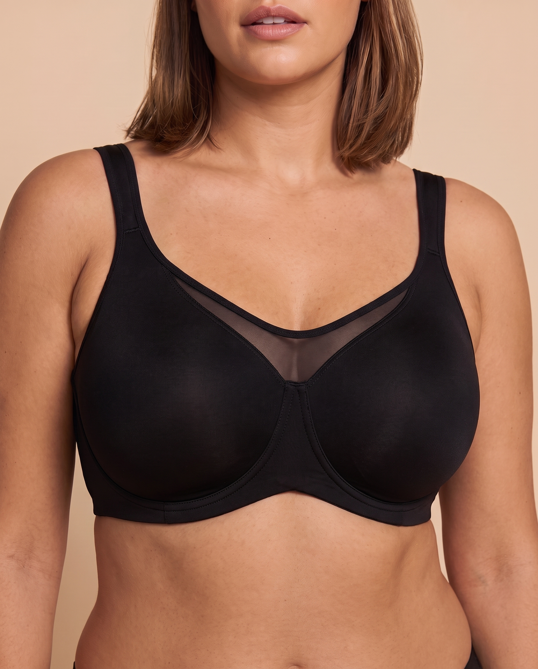 Plus Size Cooling Full Coverage Minimizer Bra