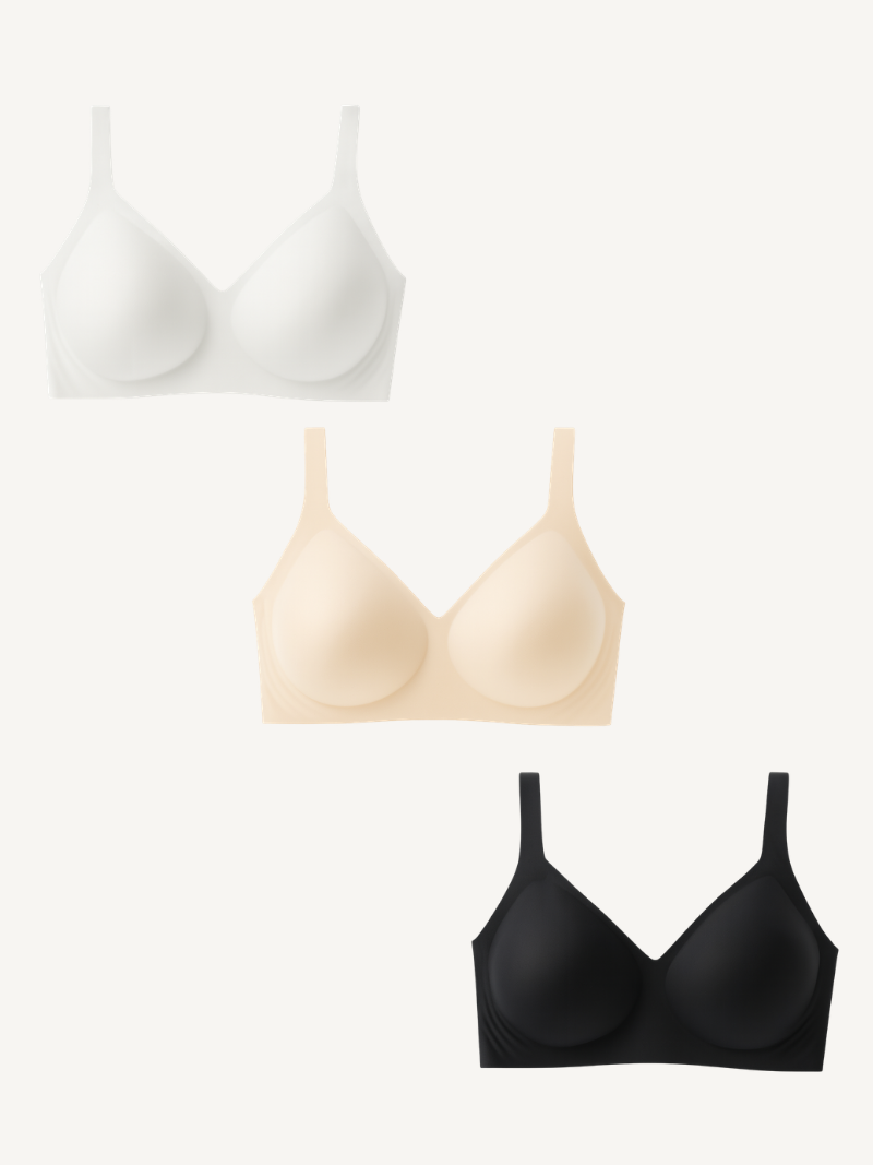 Seamless Everyday Push-Up Jelly Bra (3-Pack)