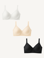 Seamless Everyday Push-Up Jelly Bra (3-Pack)
