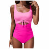 Tummy Control Cutout One-Piece Swimsuit
