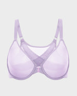 Front Closure Mesh Support Bra
