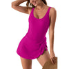 Tummy Control Ruched Swimdress