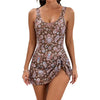 Tummy Control Ruched Swimdress