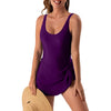 Tummy Control Ruched Swimdress