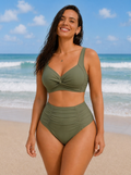 Supportive Ruched Bikini Set