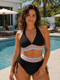 Ruched Tummy Control Bikini Set