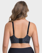 Wireless Leopard V-Neck Contour Bra
