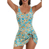 Tummy Control Ruched Swimdress