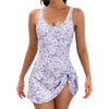 Tummy Control Ruched Swimdress