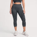 Ribbed Squat-Proof Capri Leggings