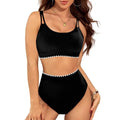 Supportive Contrast-Trim Bikini Set