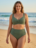 Supportive Ruched Bikini Set