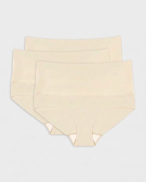 3-Pack High Waisted Tummy Control Briefs