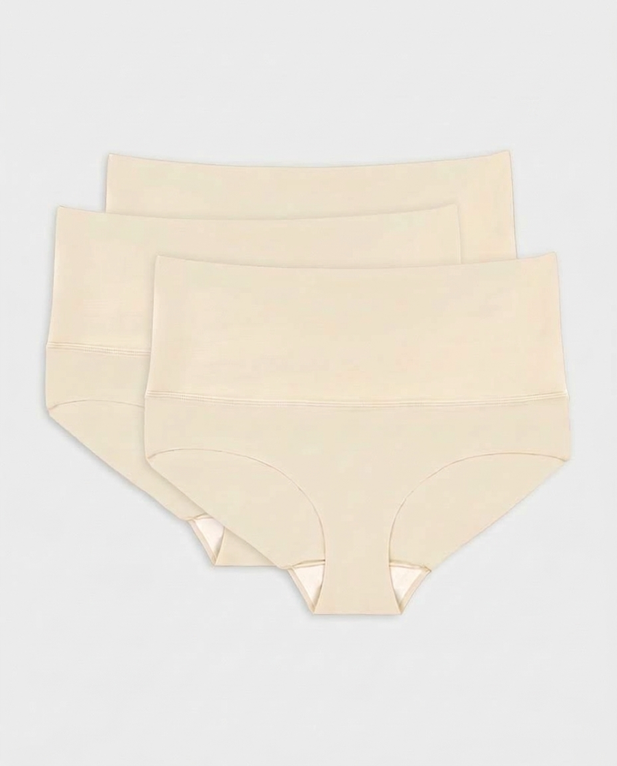 3-Pack High Waisted Tummy Control Briefs