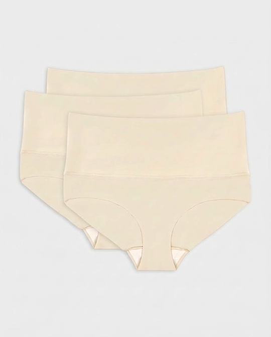 3-Pack High Waisted Tummy Control Briefs