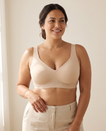IsoLift Plus Size Soft V-Neck Jelly Bra lifestyle