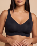 IsoLift Deep V Push-Up Jelly Bra in Black