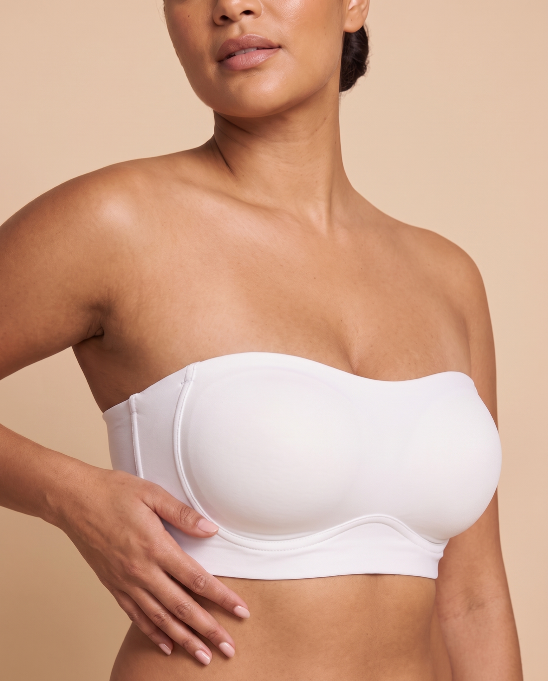 Stay-Put Strapless Push-Up Bra