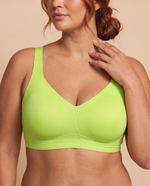 IsoLift Full Coverage Comfort Jelly Bra in Avocado Green