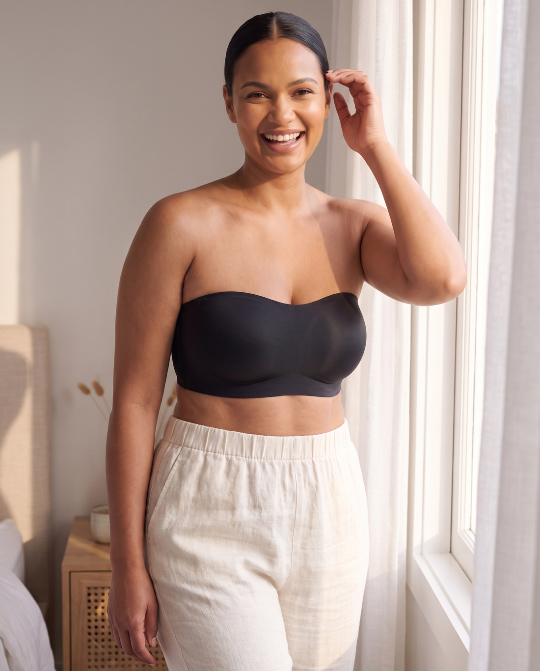 Stay-Put Strapless Push-Up Bra