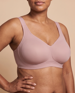 Smooth Back Full Support Jelly Bra in Pink