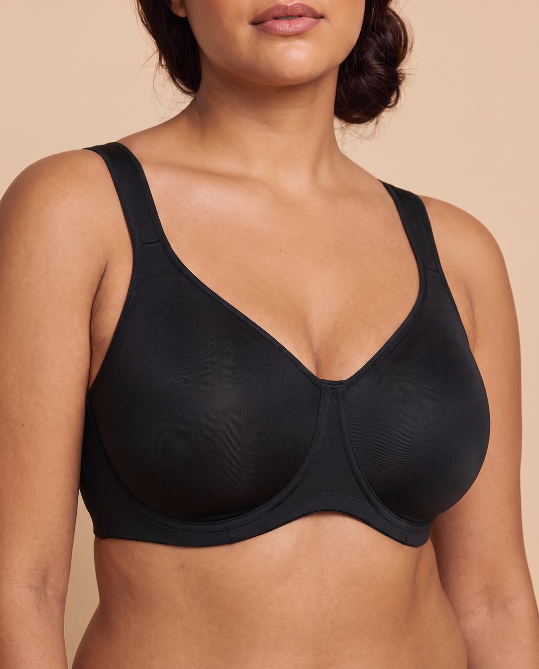Soft Plus Size Full Coverage Unlined Minimizer Bra