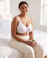 Soft Plus Size Full Coverage Unlined Minimizer Bra lifestyle