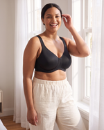 Soft Plus Size Full Coverage Unlined Minimizer Bra lifestyle